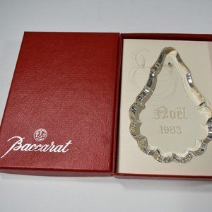 1983 Baccarat Crystal Noel Ornament
